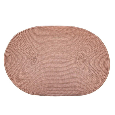 Podkładka na stół różowa owalna 45x30 cm