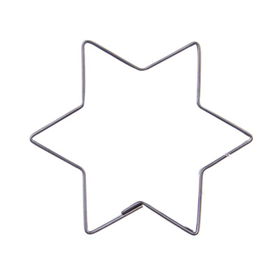 Wykrawacz do ciastek stalowy gwiazda 6,5 cm