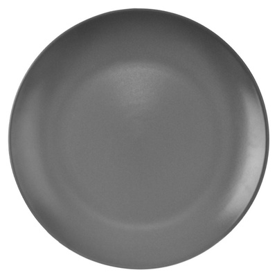 Talerz deserowy ceramiczny szary ALFA 21,5 cm