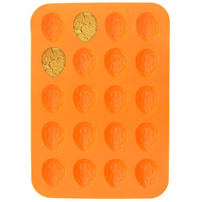 Forma do ciastek silikonowa pomarańczowa orzechy SILLINIE