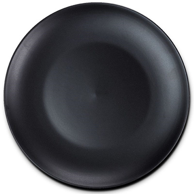 Talerz obiadowy płytki ceramiczny czarny SOHO 26,5 cm
