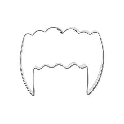 Wykrawacz do ciastek metalowy zęby wampira 5,5 cm