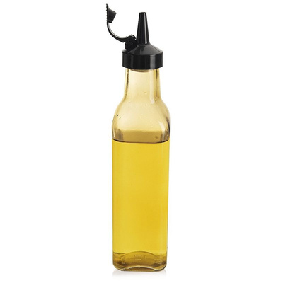 Butelka na oliwę i ocet szklana z dozownikiem 265 ml