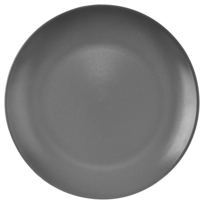 Talerz obiadowy płytki ceramiczny szary ALFA 27,5 cm