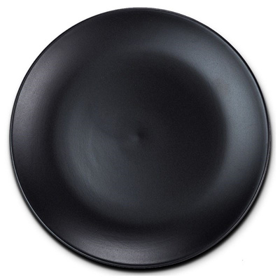Talerz deserowy ceramiczny czarny SOHO 21 cm