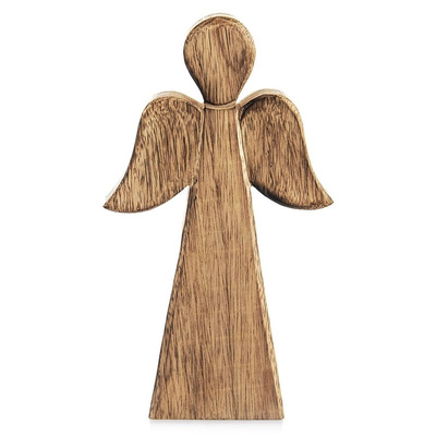 Figurka drewniana świąteczna anioł MANGO 13x24 cm