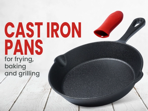 Cast iron pans