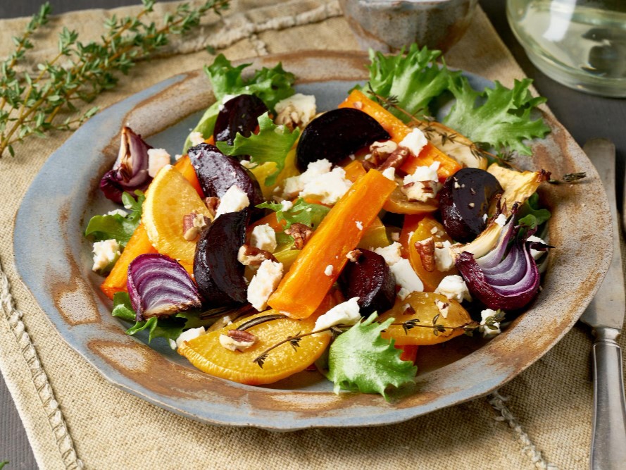 Roasted Root Vegetable Salad: Tasty and Healthy Choices for Every Day