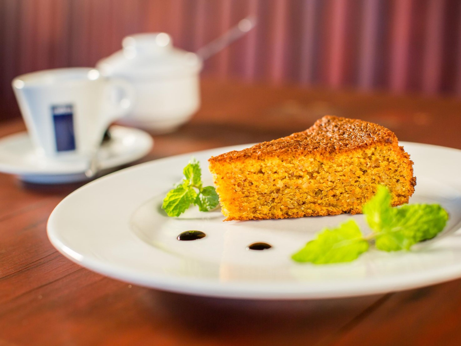 Moist Carrot Cake with Nuts and Cream Cheese Frosting