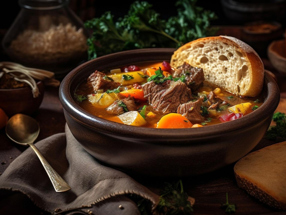 Braised Beef Stew with Potatoes, Carrots, and Onions: Recipe for a Delicious Feast