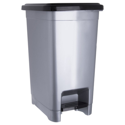 ORION Bin for waste / rubbish SLIM narrow 15L with lid