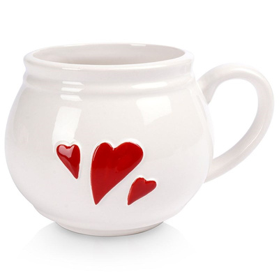 Mug Ceramic HEART 430 ml