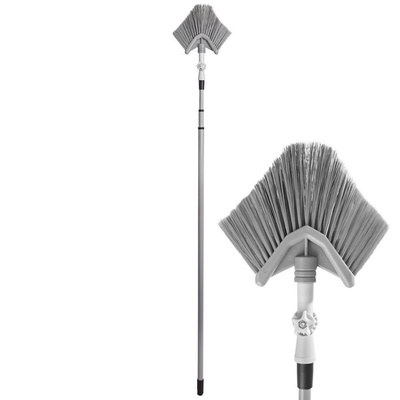 Telescopic Broom for Dust and Cobweb Triangular Brush 143-324 cm