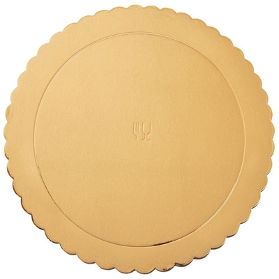 Cake Board Golden Round 32 cm