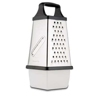 Grater Steel 4-Sided with a Container MISTY