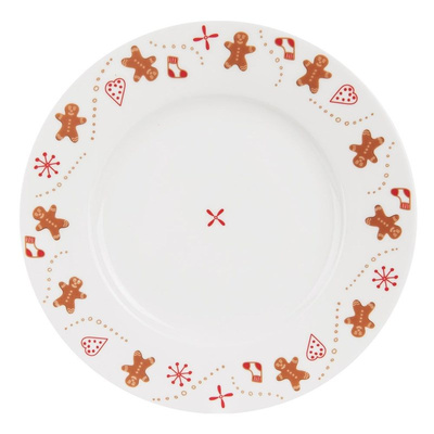 Dessert Plate Porcelain GINGERBREAD 20 cm