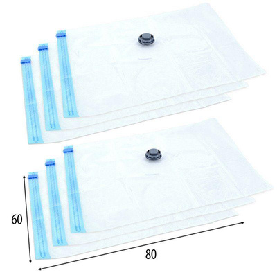 ORION 6x Vacuum storage bags for clothes sheets 60x80