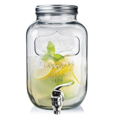 ORION Jar / jar with tap for lemonade drinks 4L