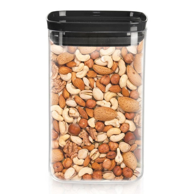 Dry Food Storage Container with Lid and Gasket Square 1,4 l