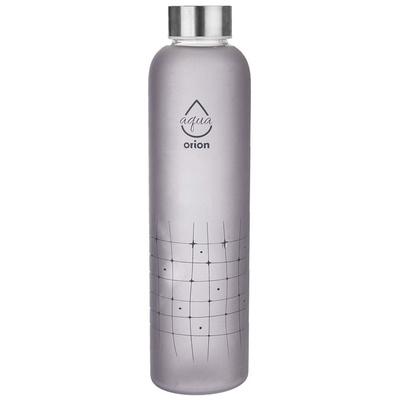 Water Bottle Glass Gray 750 ml