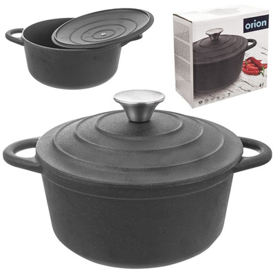 Pot Cast Iron with Lid LITINA 23 cm, 4 l