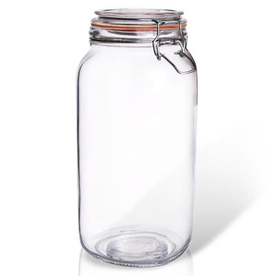 Jar with Clip Glass 2 l