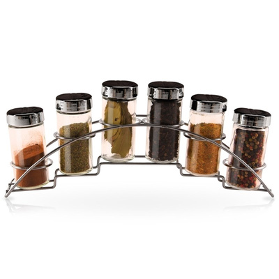 ORION Spices container 6 pcs. + stand / shelf for spices