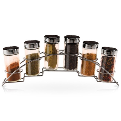 Spice Rack with Jars 7 pcs