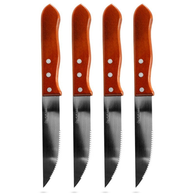 Steak Knives Steel 24,5 cm 4 pcs