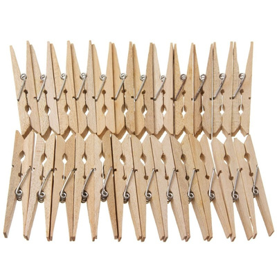 ORION Wooden pegs for laundry clothes underwear 24 pcs