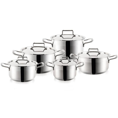 Cookware Set Steel ANETT 10 pcs