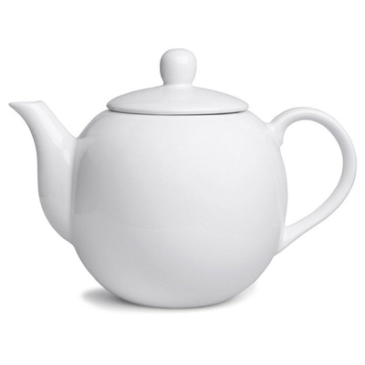 Tea Pot Porcelain White 1,1 l