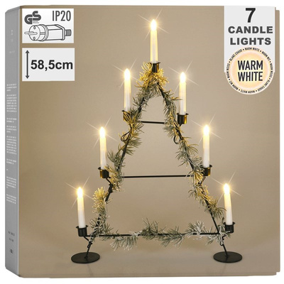 Candle Bridge Metal for 7 Candles 42x58 cm