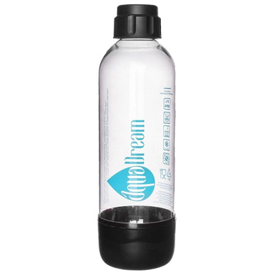 Water Bottle for Carbonator Black AQUADREAM 1,1 l