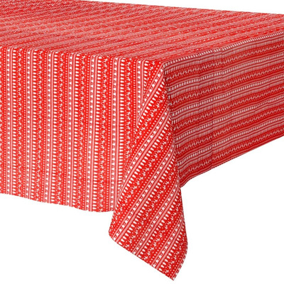 Tablecloth Stain-Resistant Red 180x130 cm