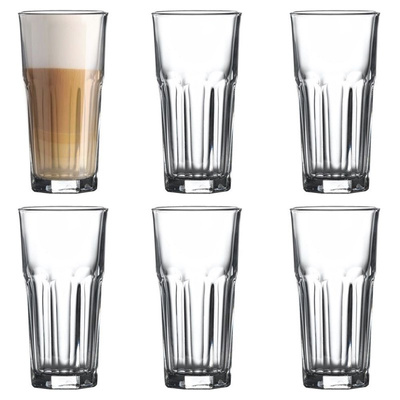 ORION Glass for water drinks juice lemonade drinks coffee 360ml 6 pieces