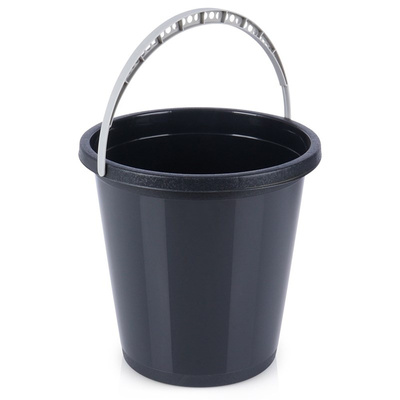 Bucket Plastic Black 5 l