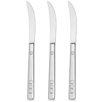 Dinner Knives Steel HARMONY 3 pcs