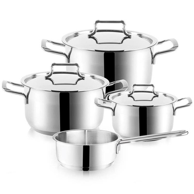 ORION Pots set steel pots 18/10 PREMIUM 7pcs.