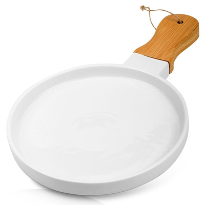 Serving Platter Porcelain TERRESTRIAL 34,5x21,5 cm