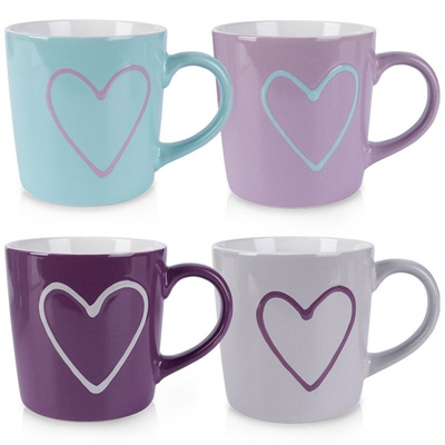 Mugs Ceramic 600 ml 4 pcs