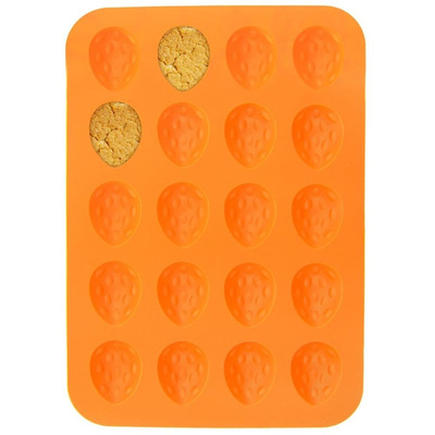 Cookie Mold Silicone Orange Nuts SILLINIE