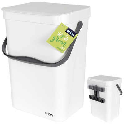 Hanging Trash Can White 10 l