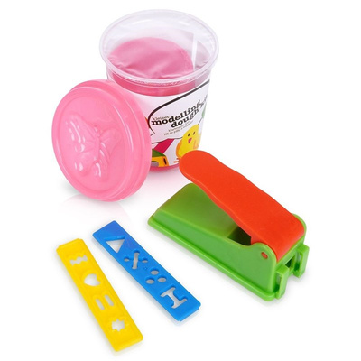 Playdough with Molds Pink 4 pcs