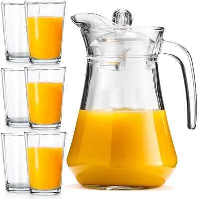 Jug Glass with Lid 1.4 l