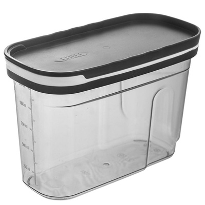 Dry Food Storage Container with Dispenser Gray GREY 1,25 l