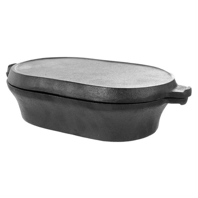 ORION Cast iron roasting pan grill pan pot 28 cm