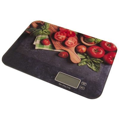 Kitchen Scale Glass Electronic Flat 20 kg