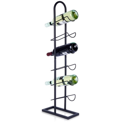 Wine rack for 6 bottles metal 84.5 cm