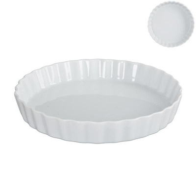 Forma do tarty ceramiczna biała 11,5 cm